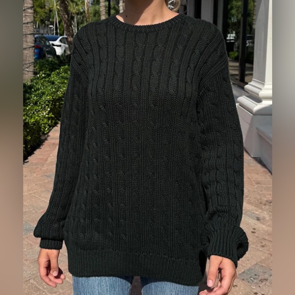 Brandy Melville Green Knit Sweater